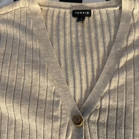 Torrid knit dress, 3/4 sleeve - Picture 2 of 3